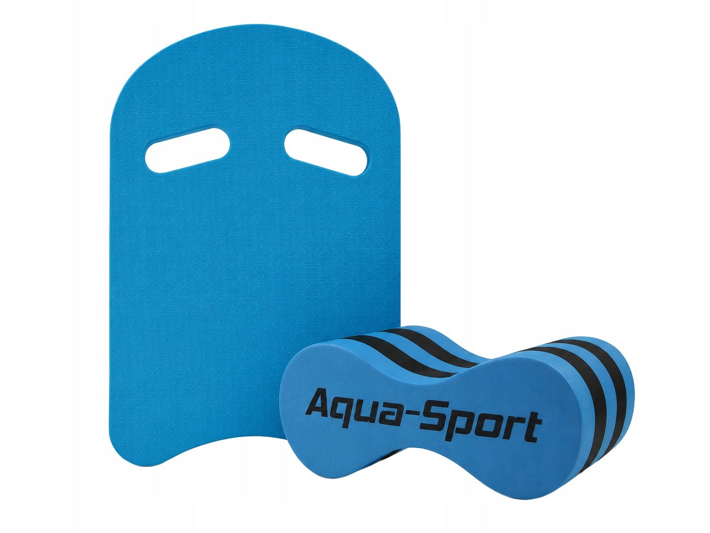 Swimming Training Set Aqua-Sport Kickboard + Pull Buoy Blue