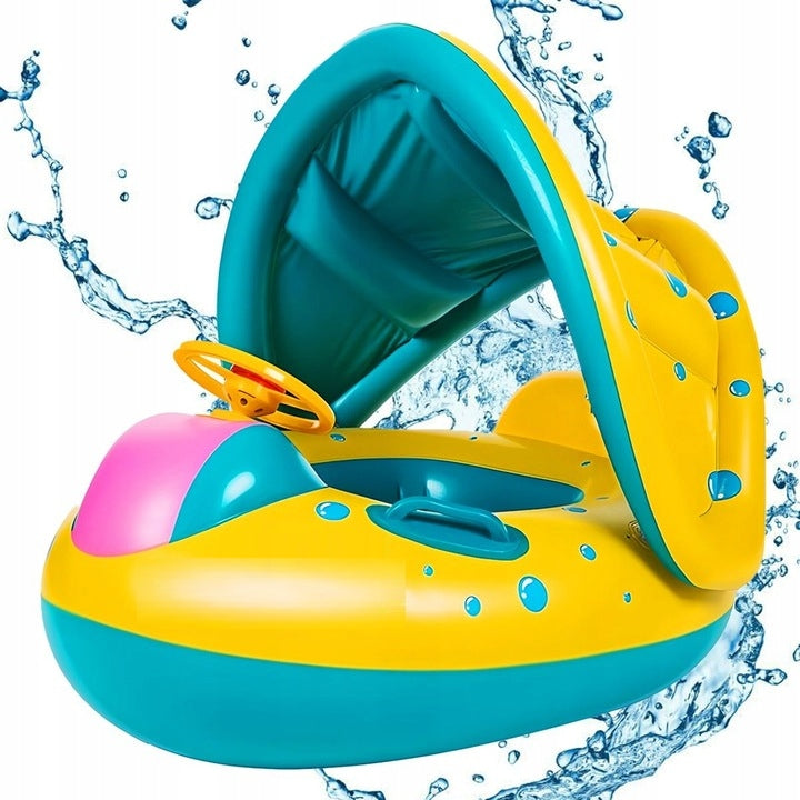 Swimming Wheel MOTORBOAT Seat Canopy Handlebar Handles with HORN Manufacturer code Koło MOTORÓWKA Siedzisko Daszek Uchwyty