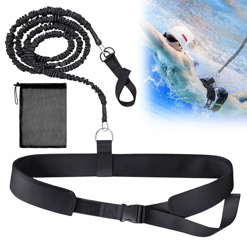 Swimming belt with adjustable strap 7,5 m for all swimming styles