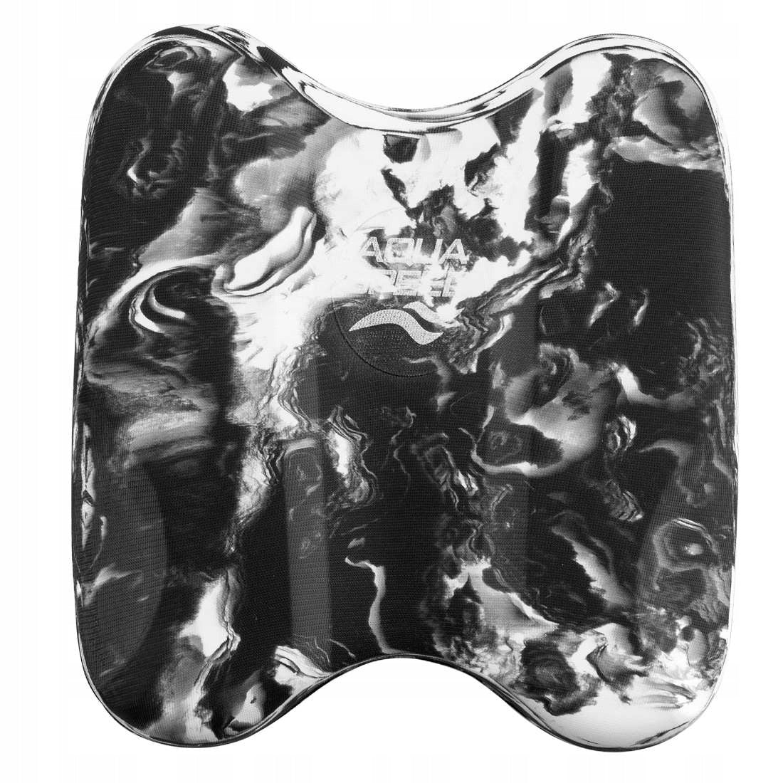 Swimming board AQUA SPEED Pullkick Swirl col.05 - black and white