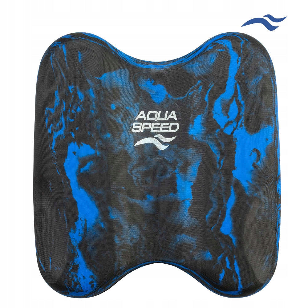 Swimming board AQUA SPEED Pullkick Swirl col.10 - black - blue Manufacturer code 62744