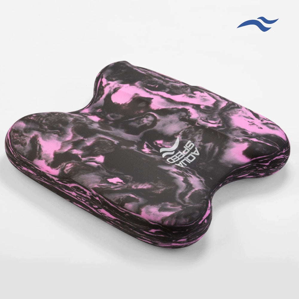 Swimming board AQUA SPEED Pullkick Swirl col.10 - black - pink Brand Aqua Speed
