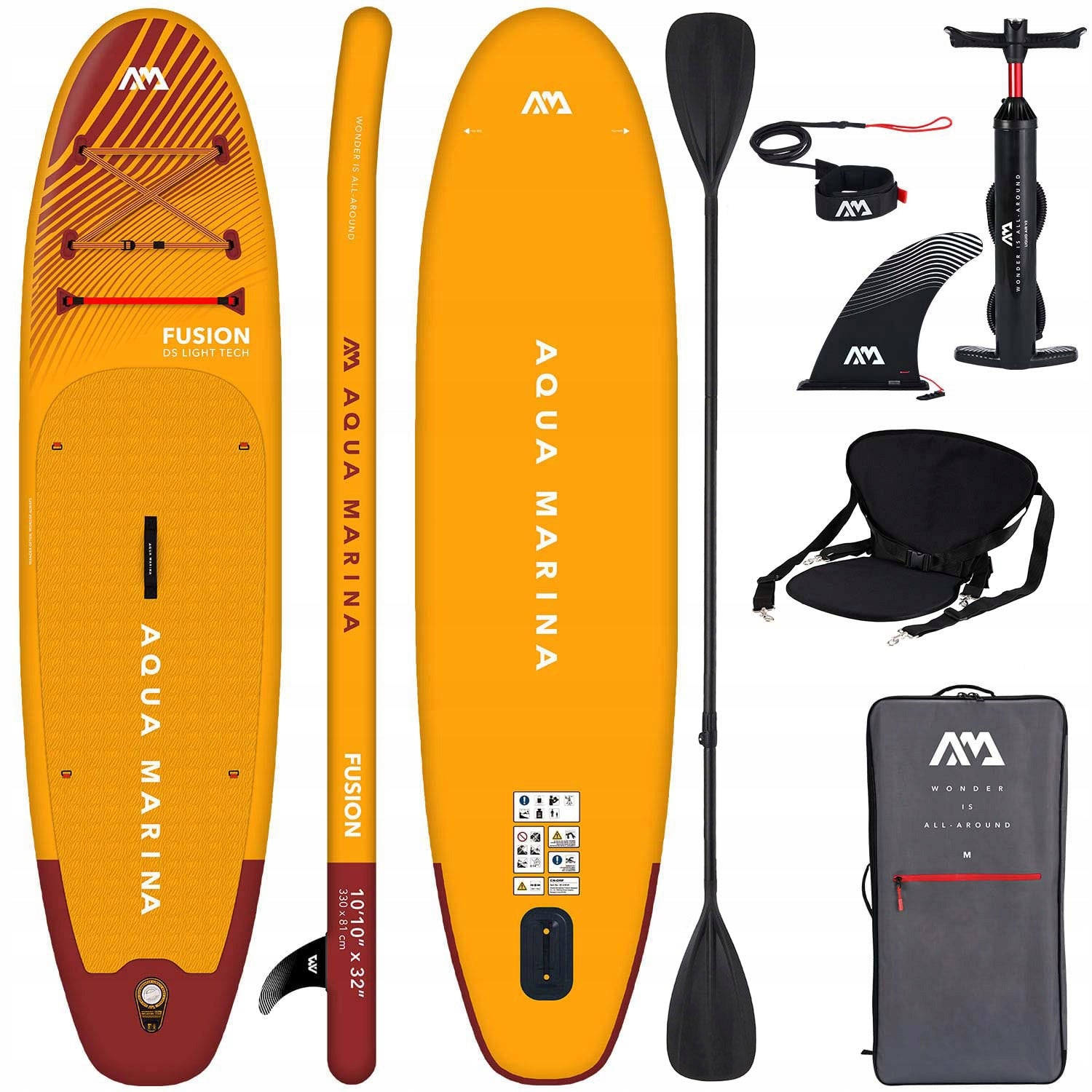 Swimming board SUP Aqua Marina Fusion 330 cm BT-23FUP COMBO