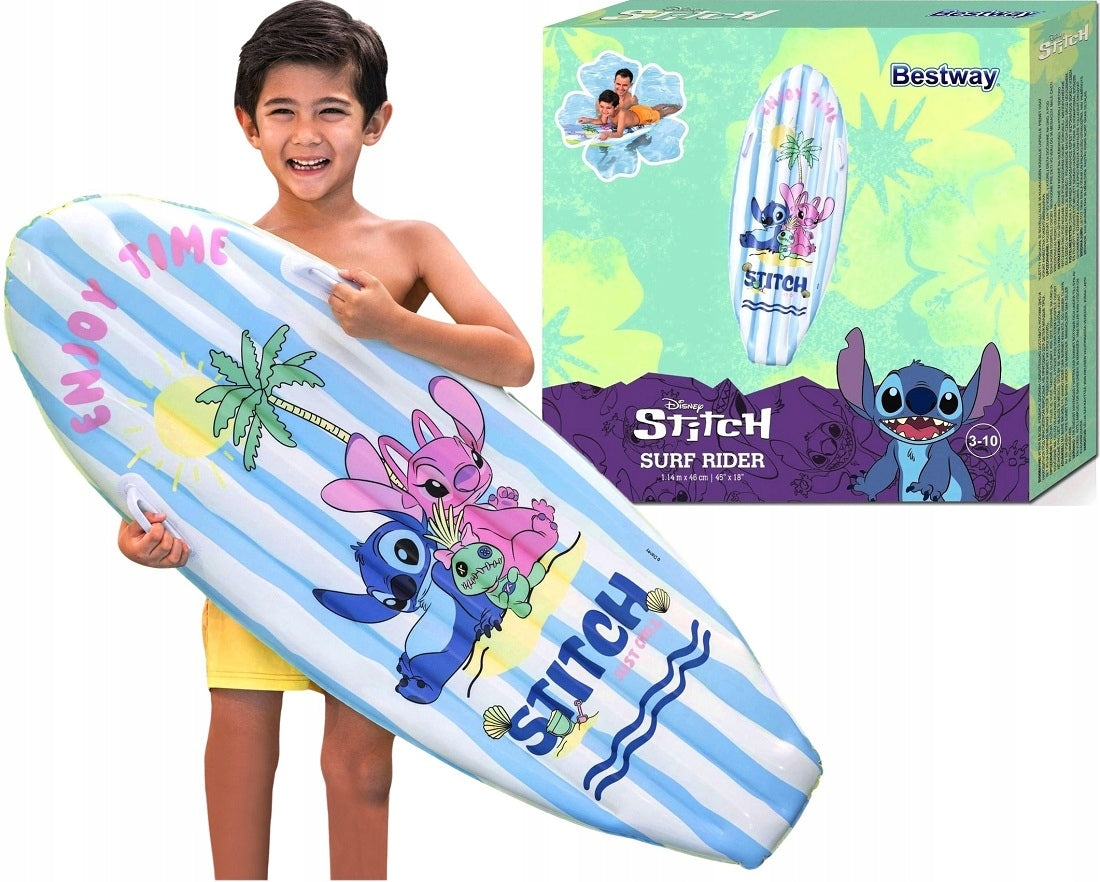Swimming board Stitch Bestway 114x46 cm inflatable for children 9104V