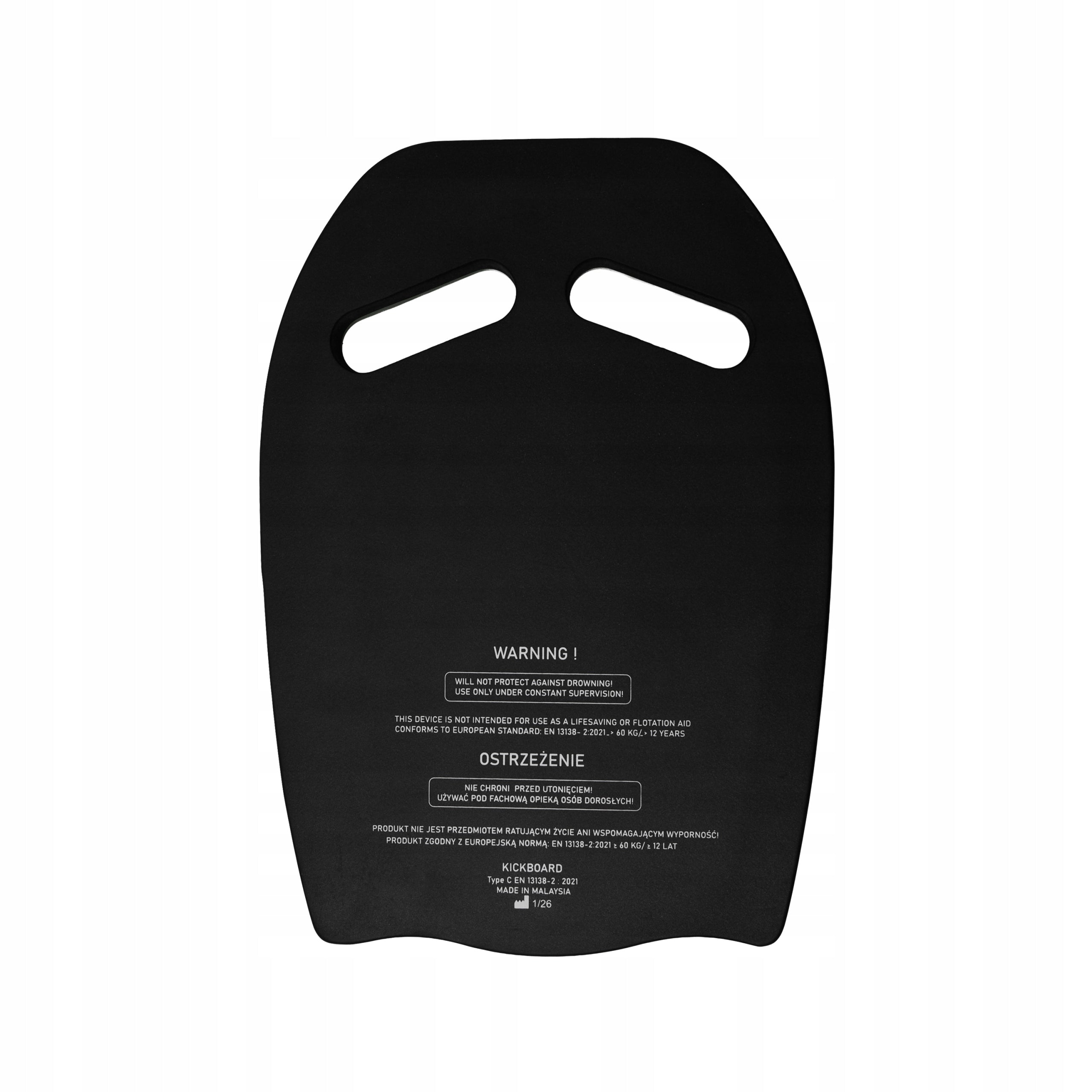 Swimming board unisex foam EVA light green-black ZAGANO Manufacturer code Deska do nauki pływania uniseks ZAGANO