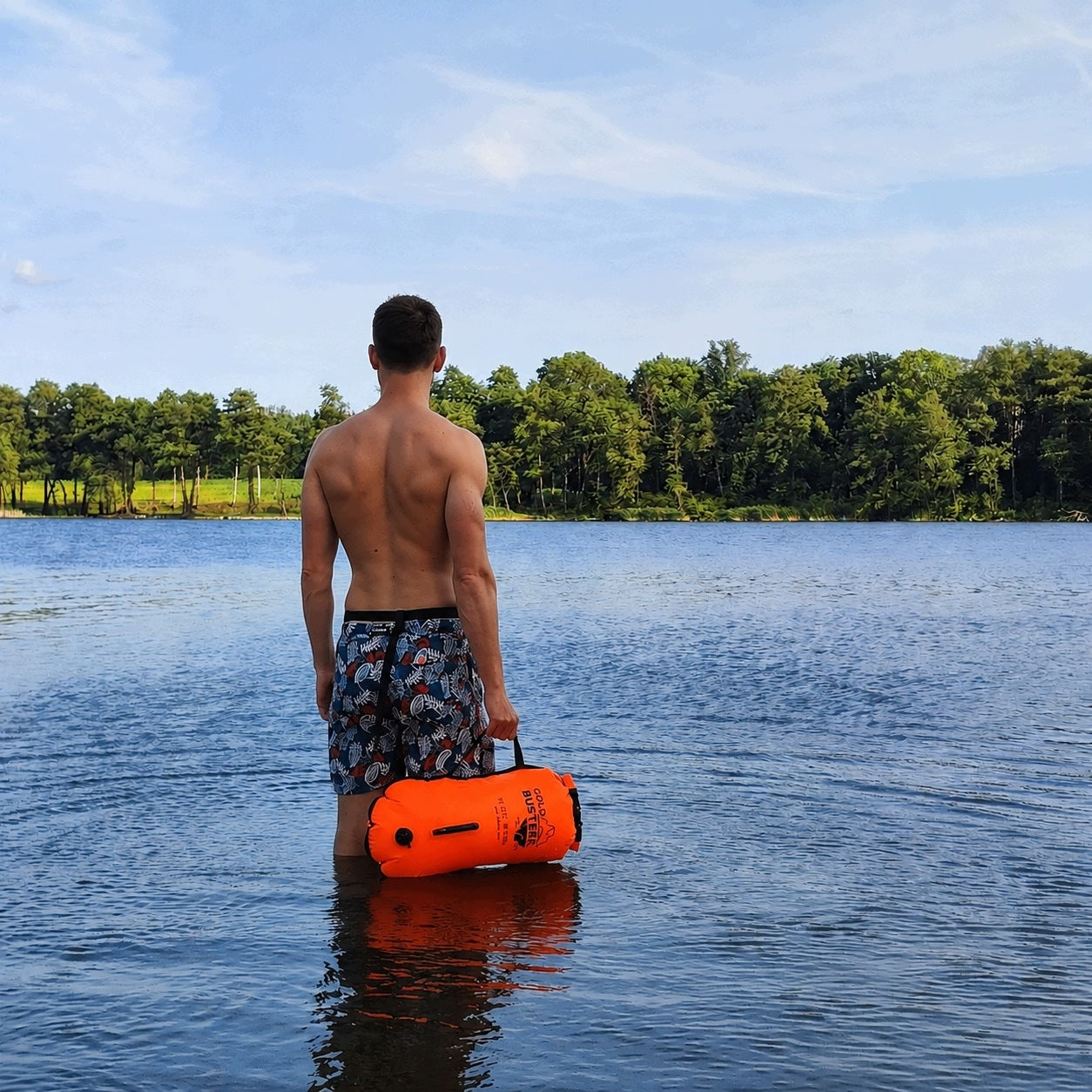 Swimming buoy belay inflatable buoy COLD BUSTERS Manufacturer code 10052