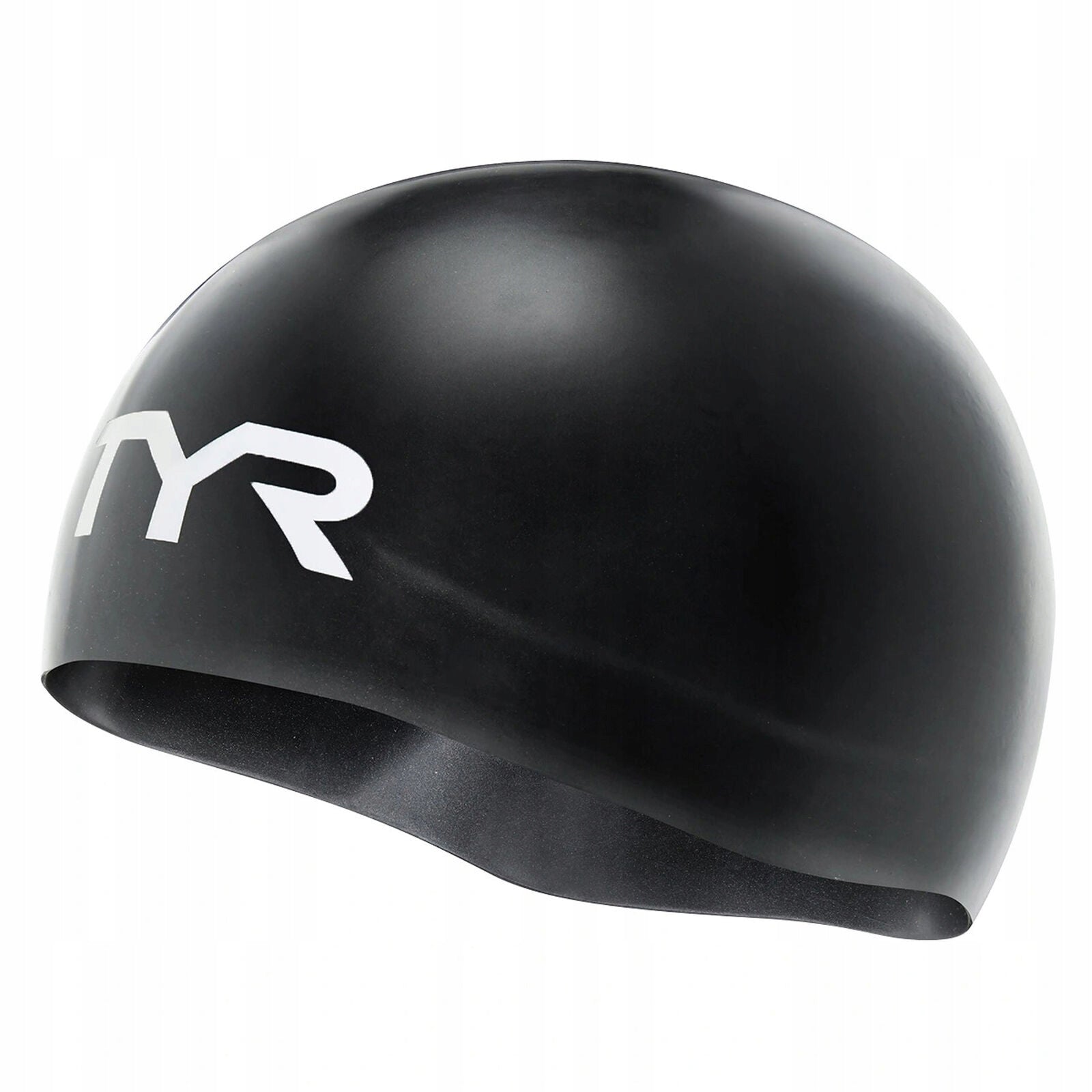 Swimming cap TYR for swimming pool diving silicone quick-drying school Color white