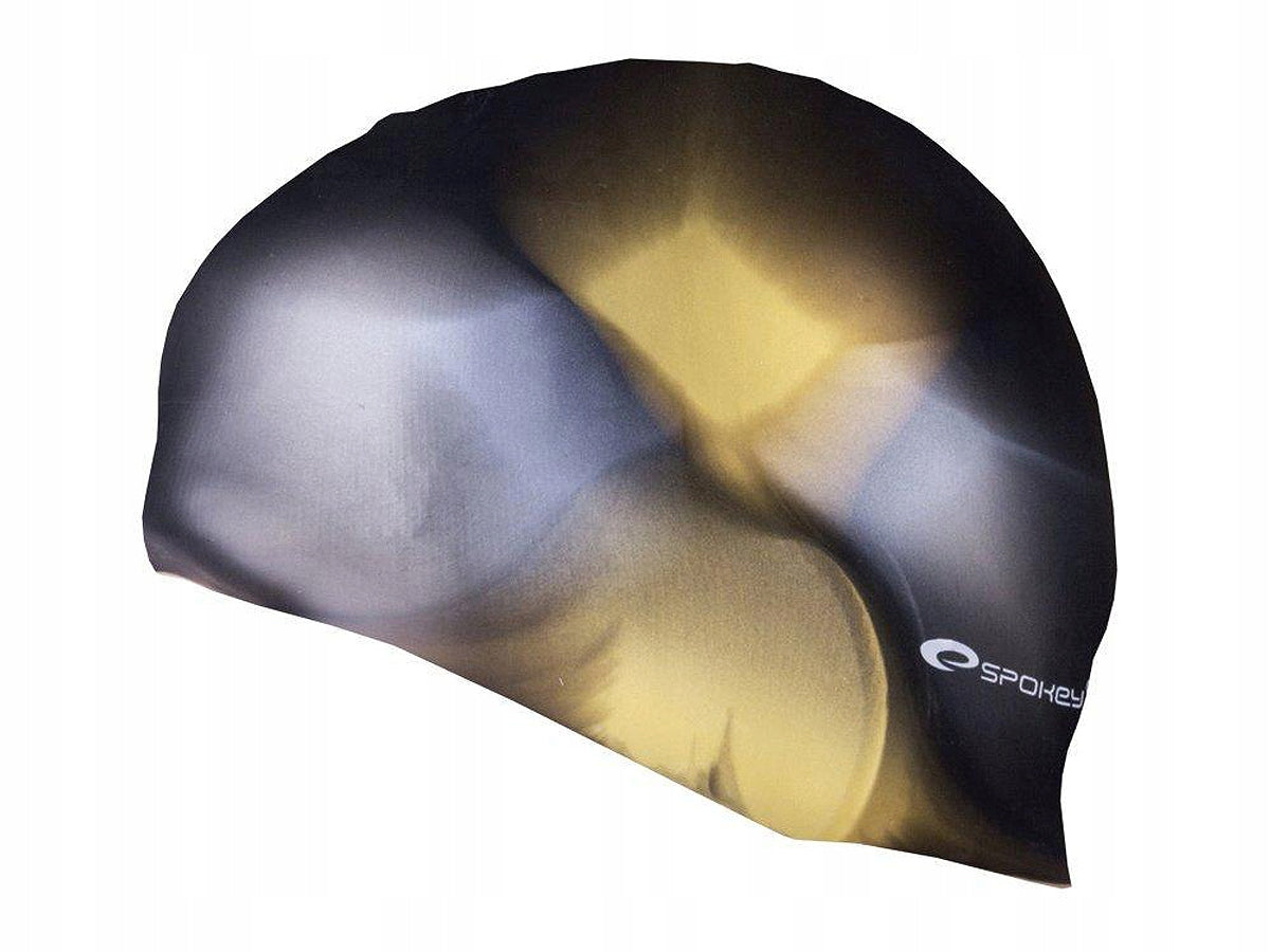 Swimming cap for adults Silicone Spokey black