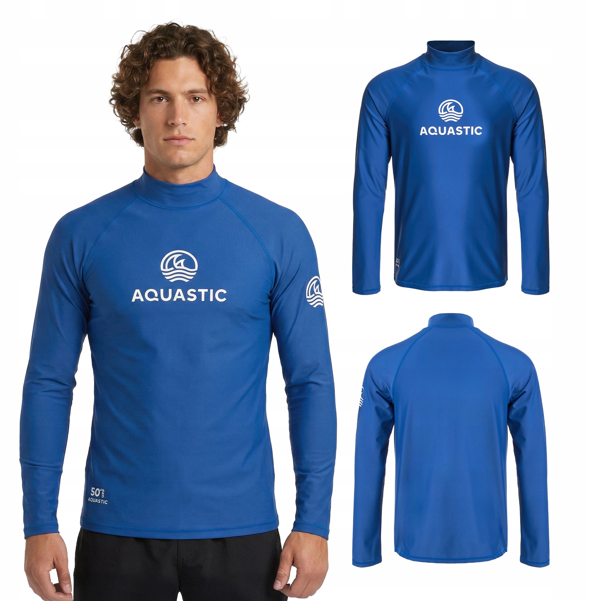 Swimming longsleeve AQUASTIC UV 50+ UPF Rimos navy XL ELASTIC