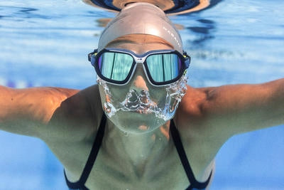 Swimming mask Nabaiji 500 Active L mirrored glass Kind for adults