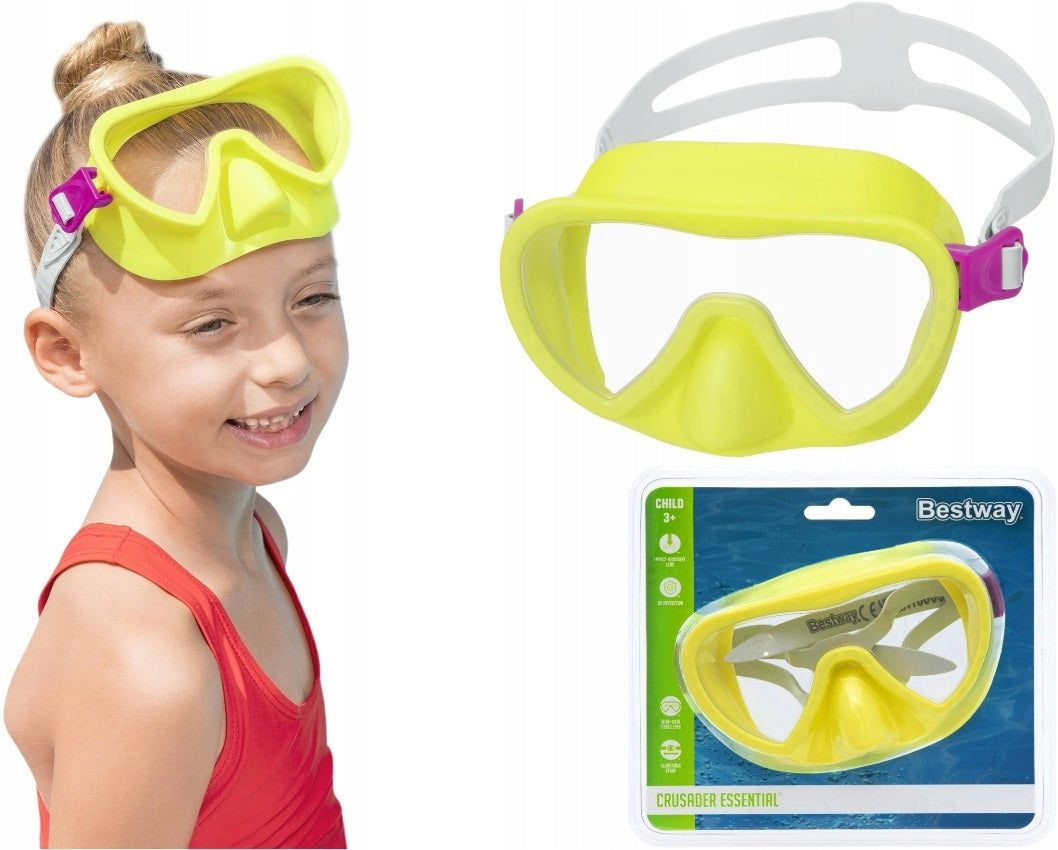 Swimming mask diving glasses 3 colors Bestway 3-6 years 22057