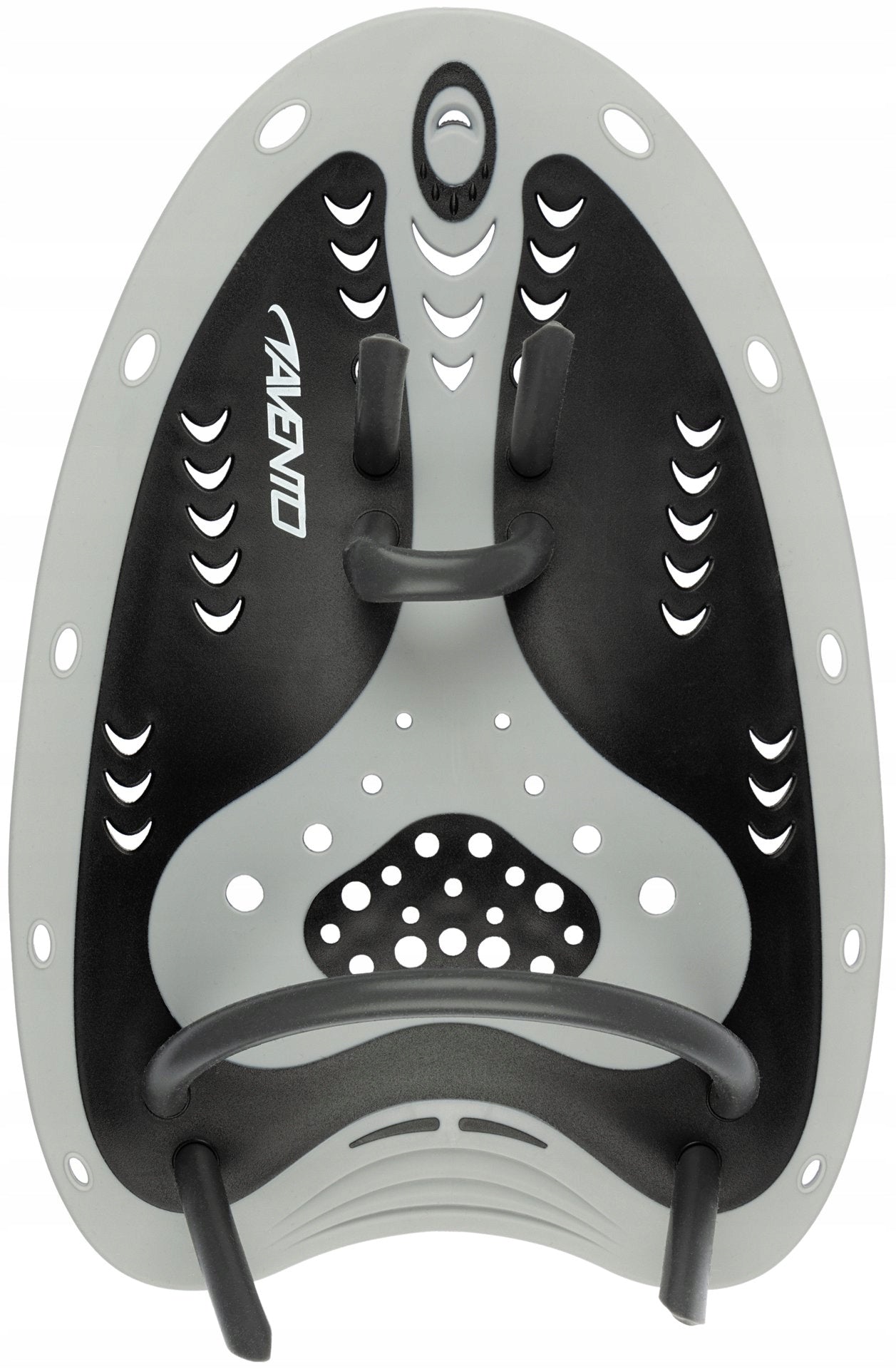 Swimming paddles training for swimming pool hands AVENTO Color silver