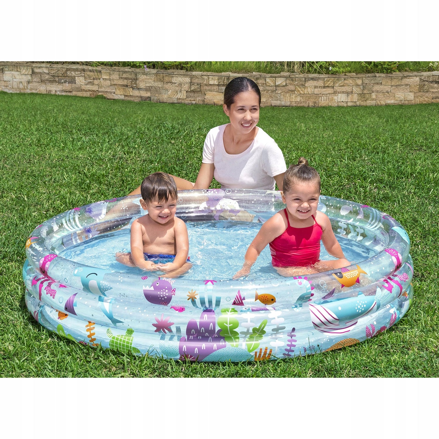 Swimming pool Inflatable Depths for Children Swimming pool 152X30cm Bestway 51004 Length 152 cm