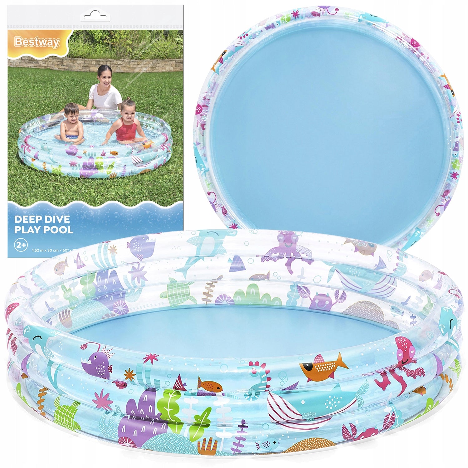 Swimming pool Inflatable Depths for Children Swimming pool 152X30cm Bestway 51004