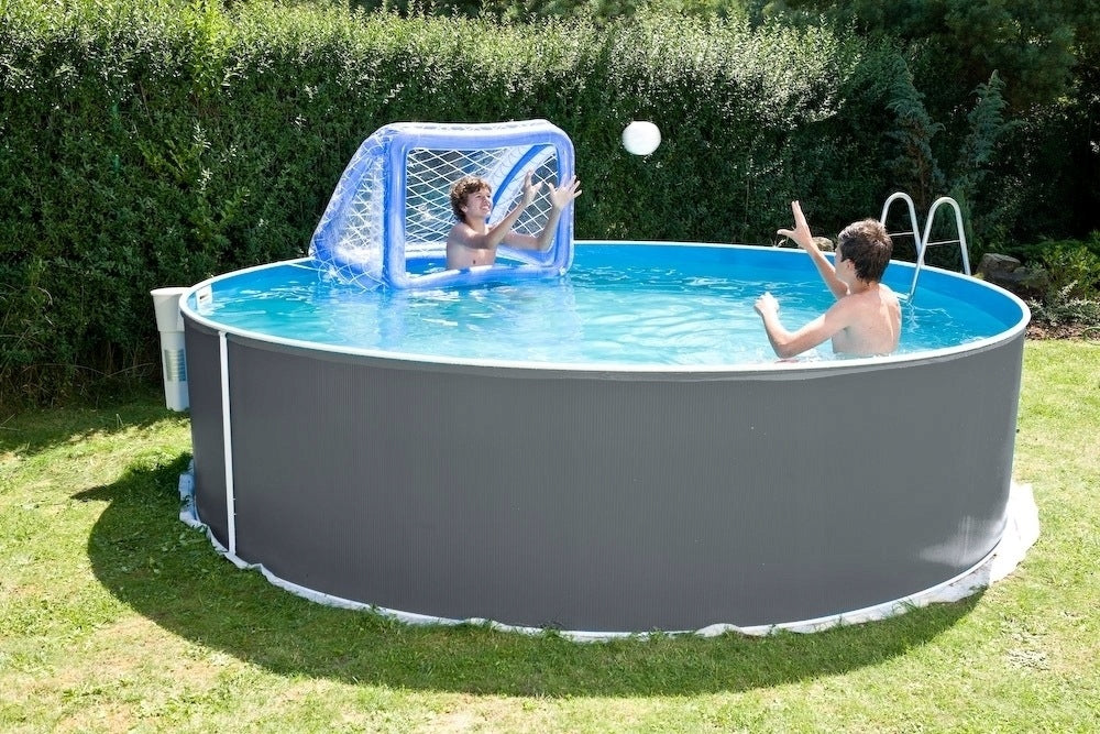 Swimming pool Orlando 3,66 x 1,07 m - graphite motif, without filtration Kind frame