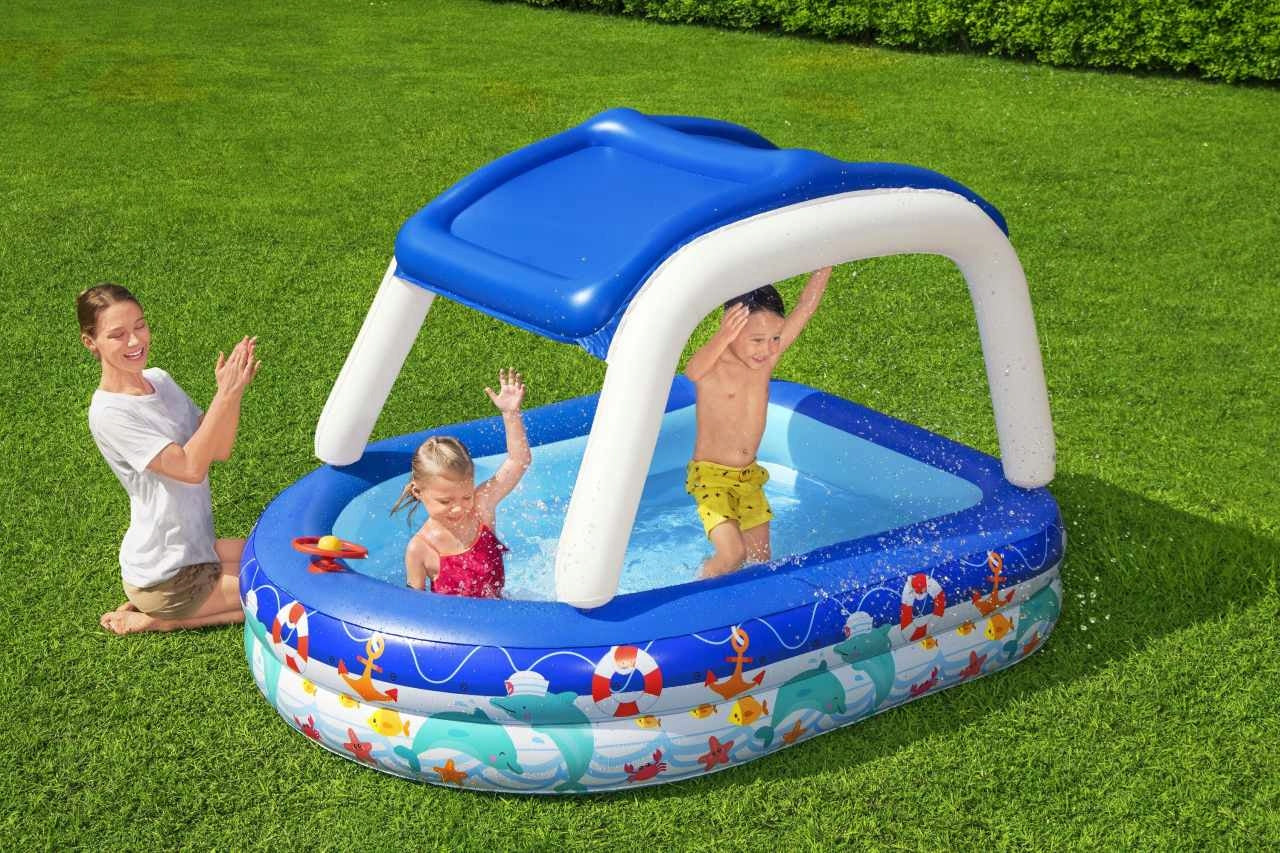 Swimming pool Pool with Canopy 213x155cm Ocean BESTWAY 54370 Brand Bestway