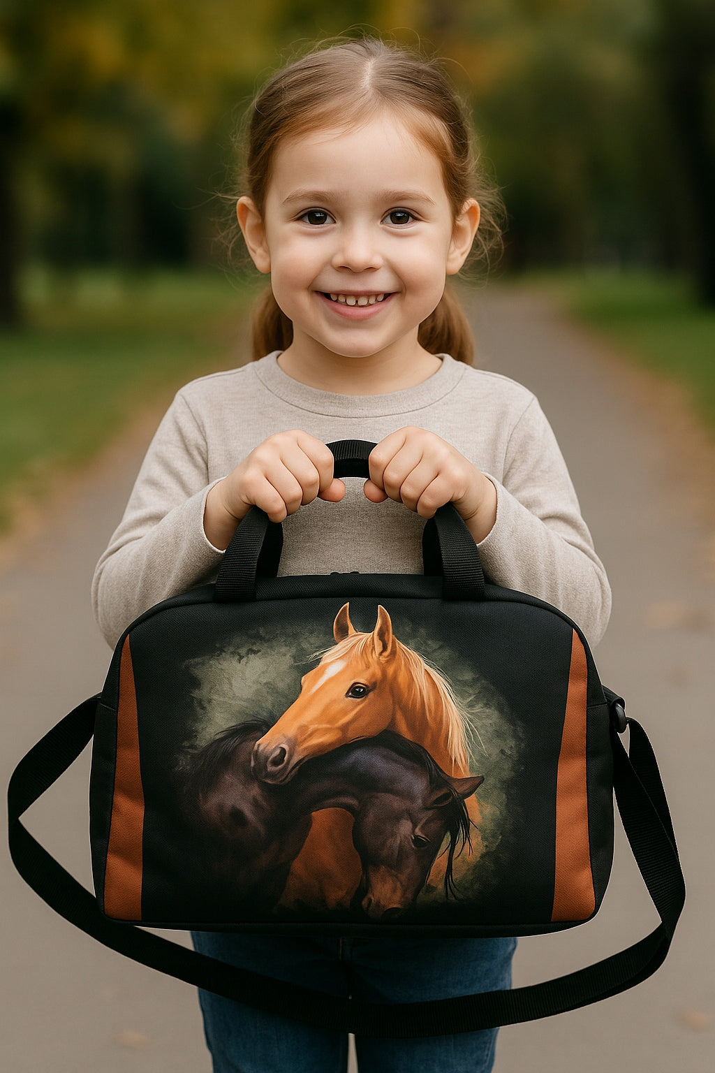 Swimming pool bag for girls sports travel beach bags horse