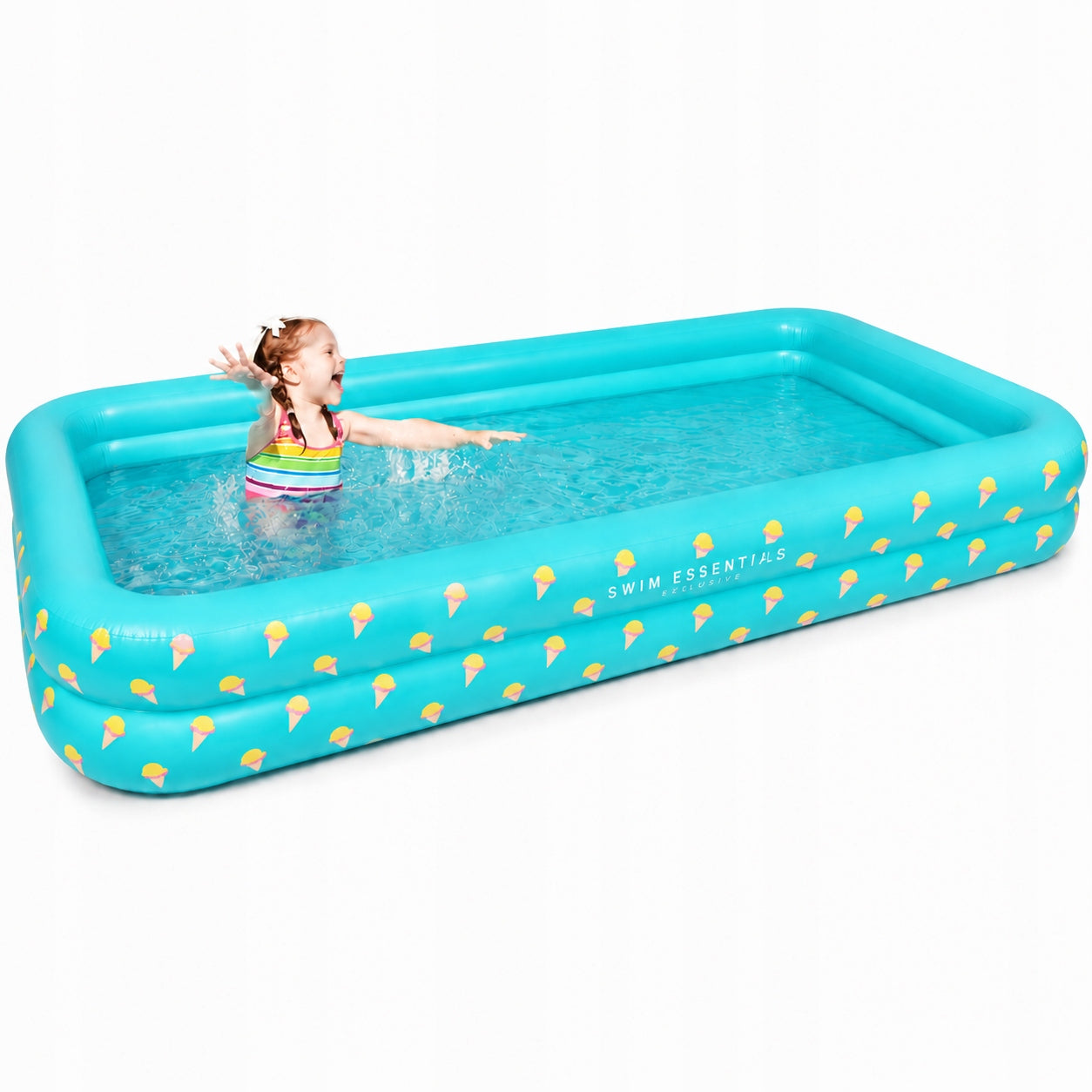 Swimming pool blue ice cream 300x175x51 cm Height 51 cm