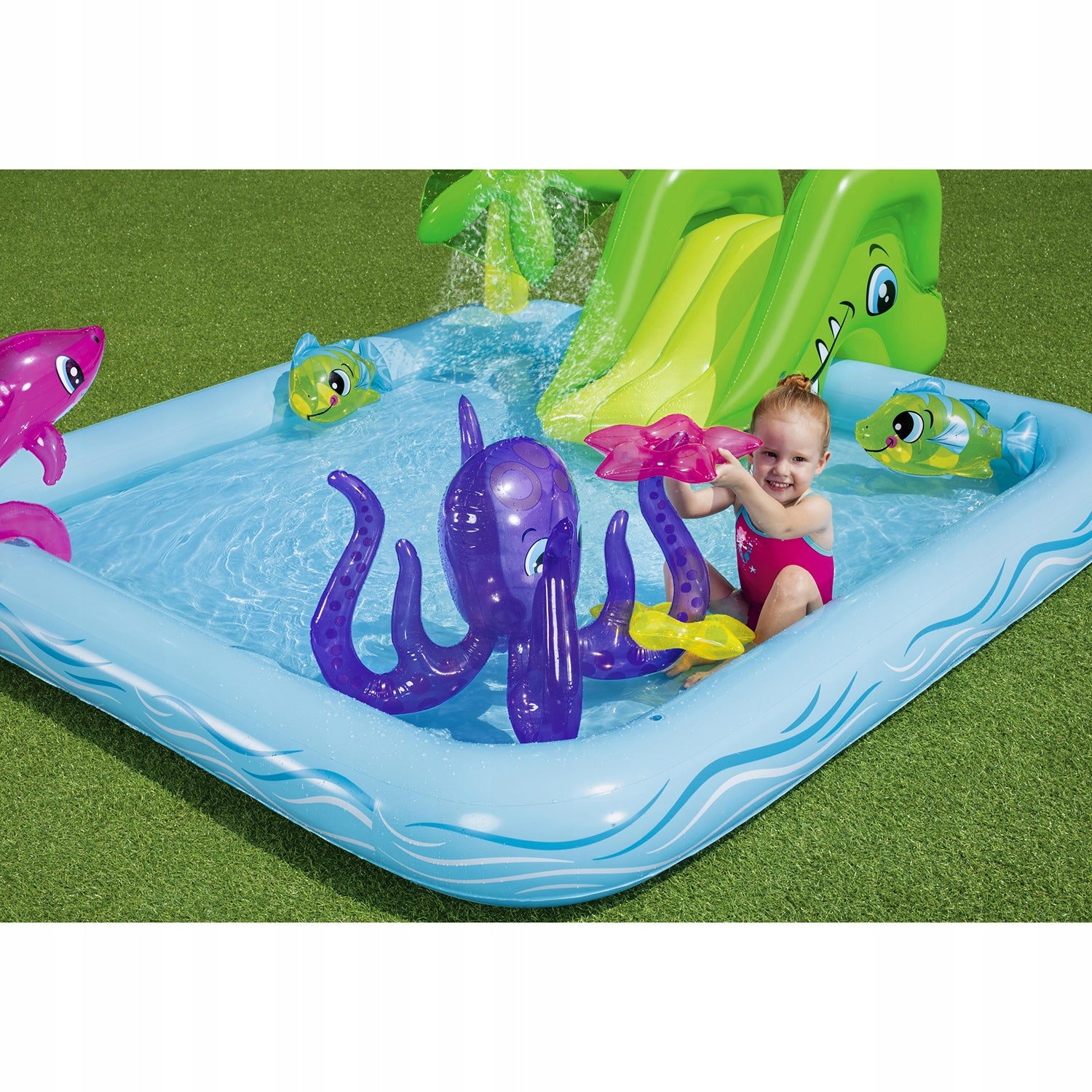 Swimming pool for children Slide Toys Water Square Play XL Bestway 53052 Product weight with unit packaging 4.7 kg