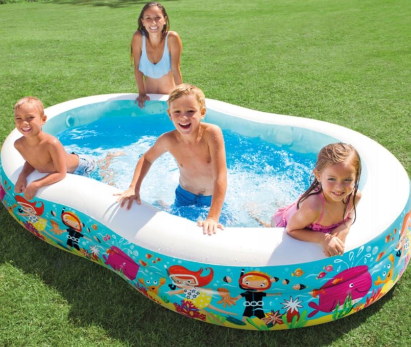 Swimming pool inflatable Beach for children 262cm 640L 56490 I Brand Intex