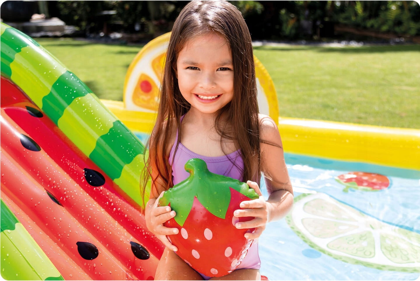 Swimming pool inflatable playground fruit land KOOPMAN Height 91 cm