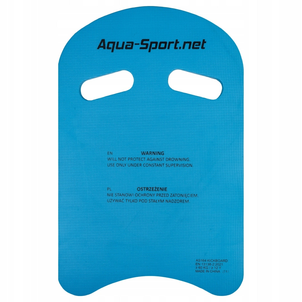 Swimming pool training board with handles Aqua-Sport Kickboard Manufacturer code AS1640