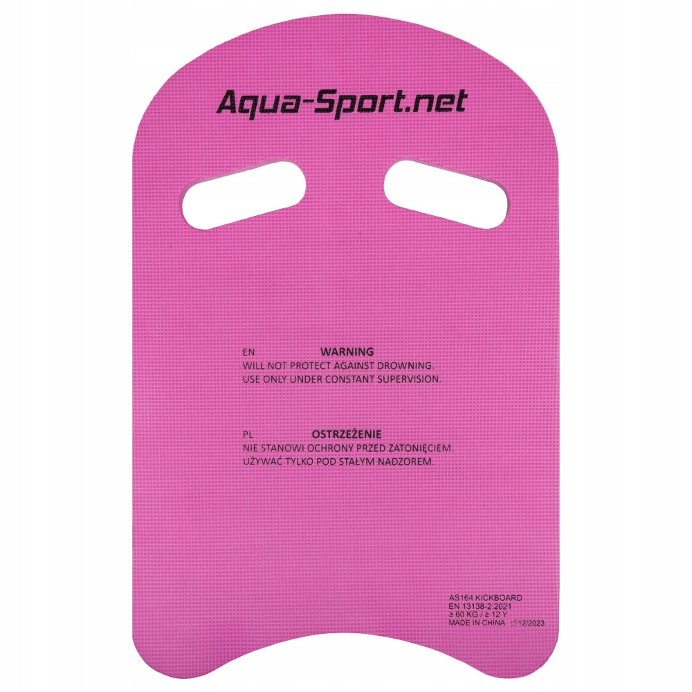 Swimming pool training board with handles Aqua-Sport Kickboard Manufacturer code AS1642