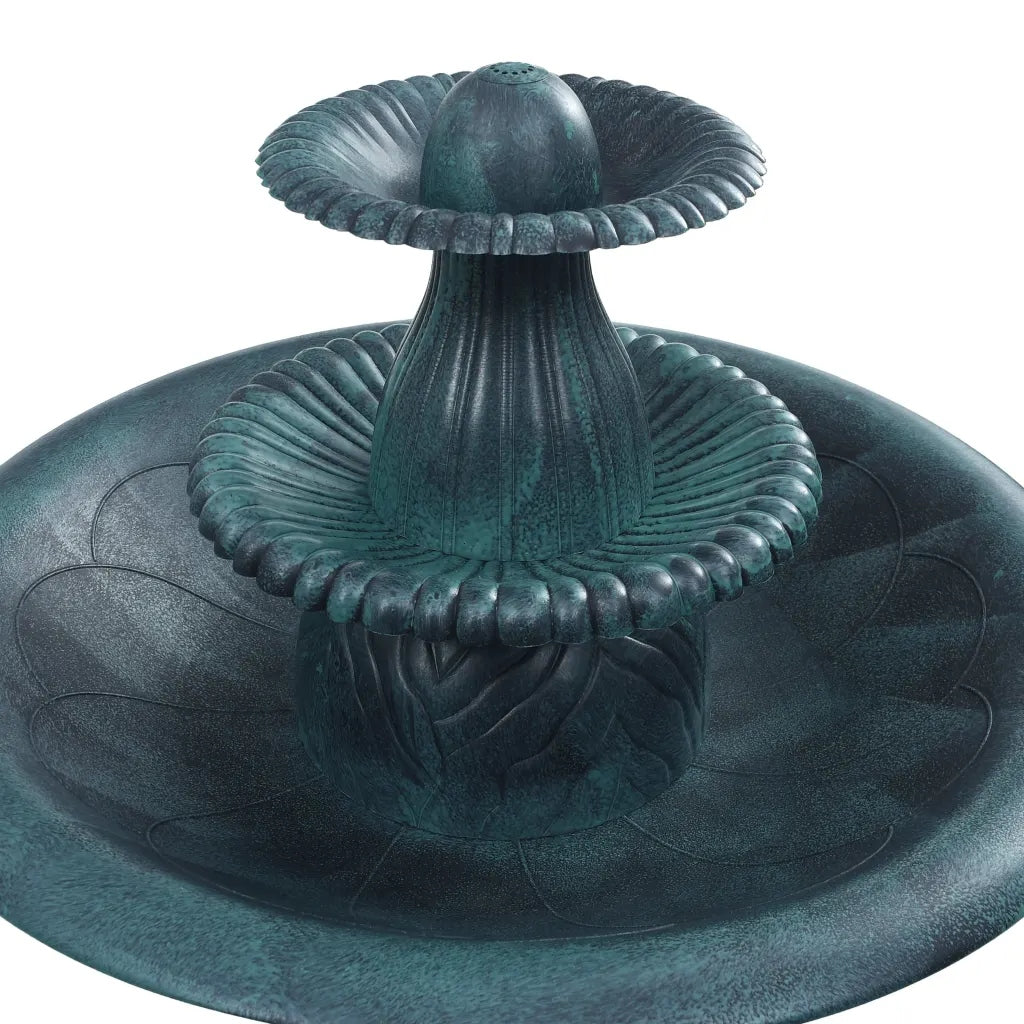Swimming pool with bird fountain, green, 50x91 cm, plastic Manufacturer code 48232
