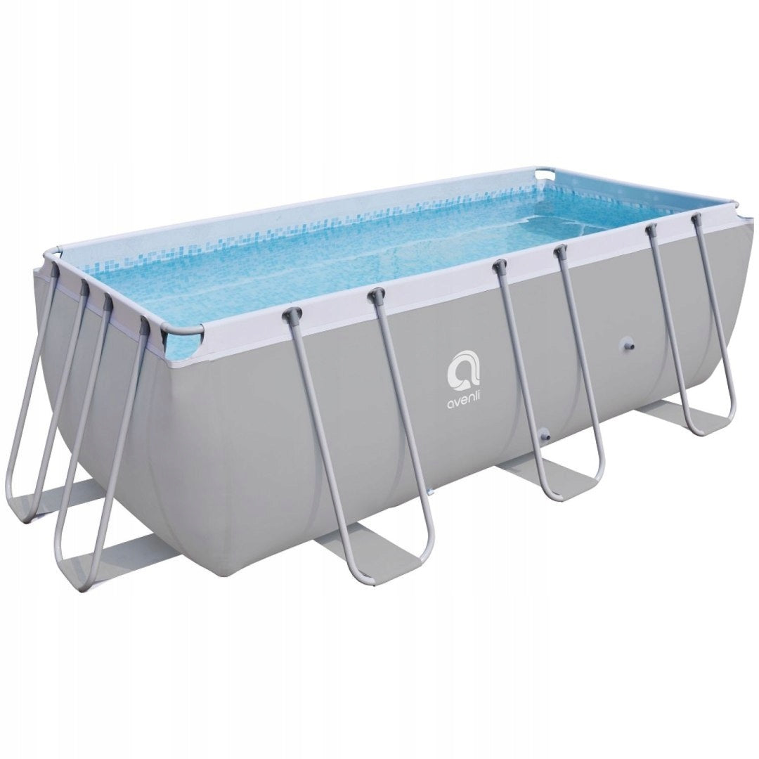Swimming pool with rectangular frame 4,0X2,07X1,22M WITH FILTER (CL)