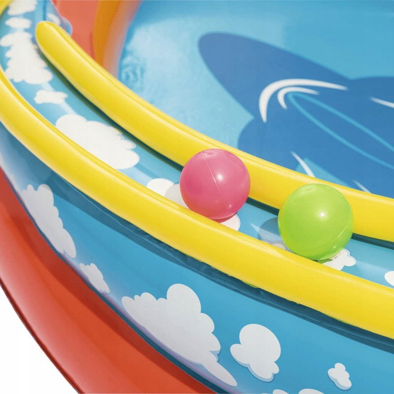 Swimming pool with washer and slide Bestway Lava Lagoon 265x265x104cm Product weight with unit packaging 5.86 kg