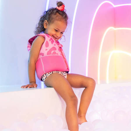 Swimming vest for children up to 18kg 3-6 years Color pink