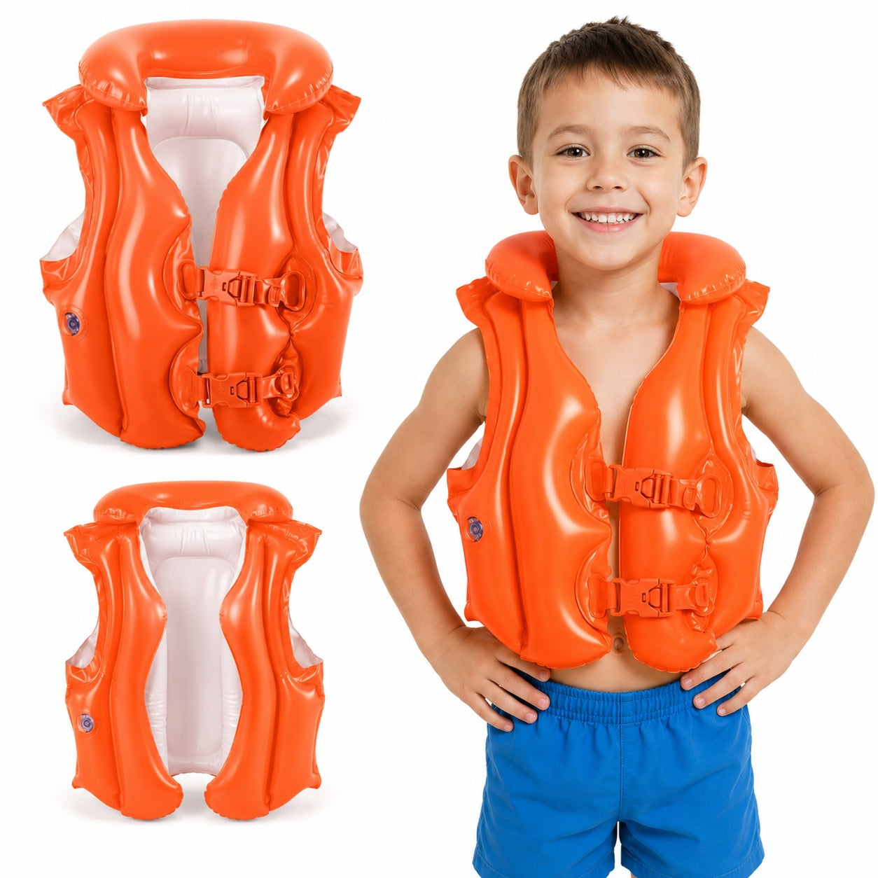 Swimming vest intex 3 chamber 3-6 years