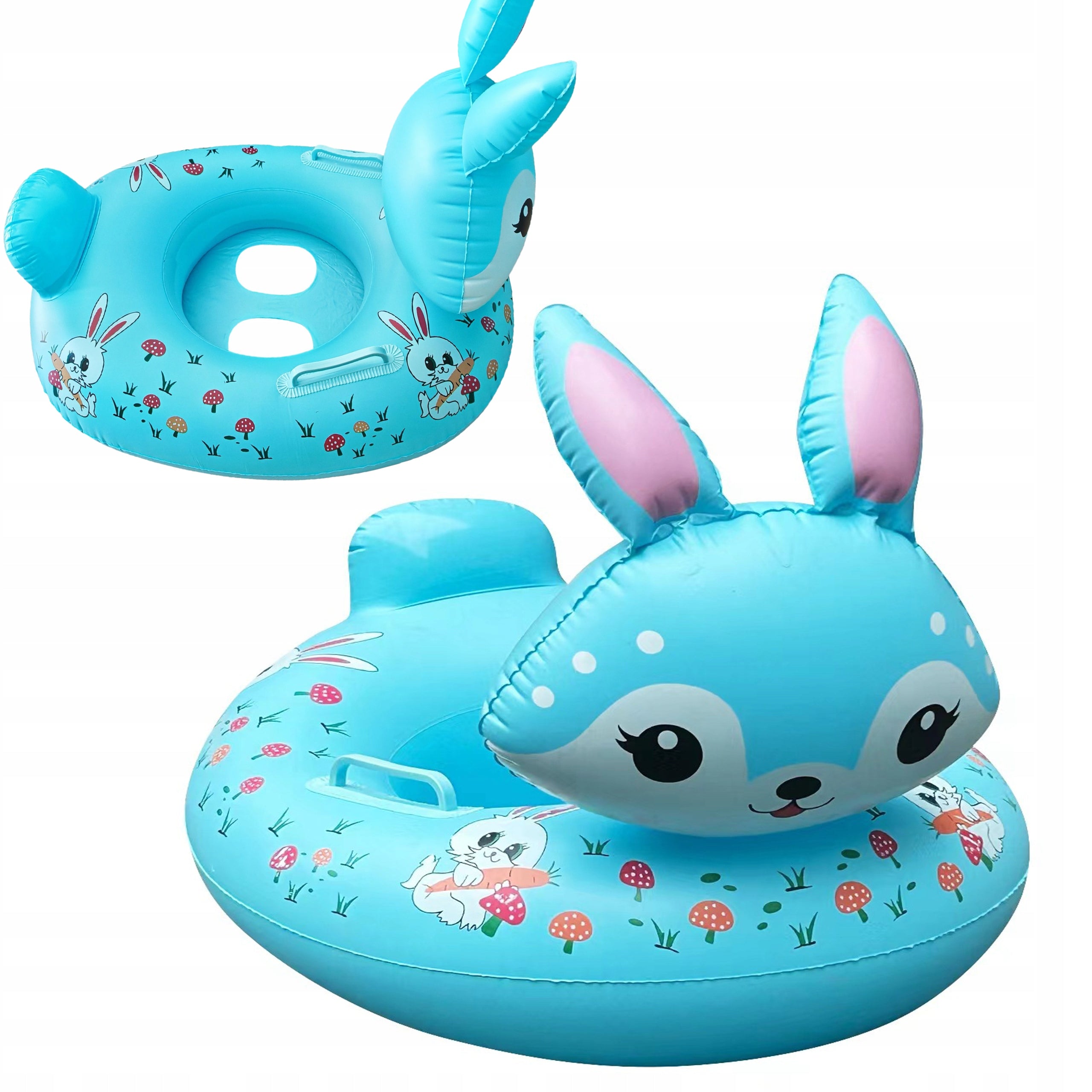 Swimming wheel with seat for children pontoon seat