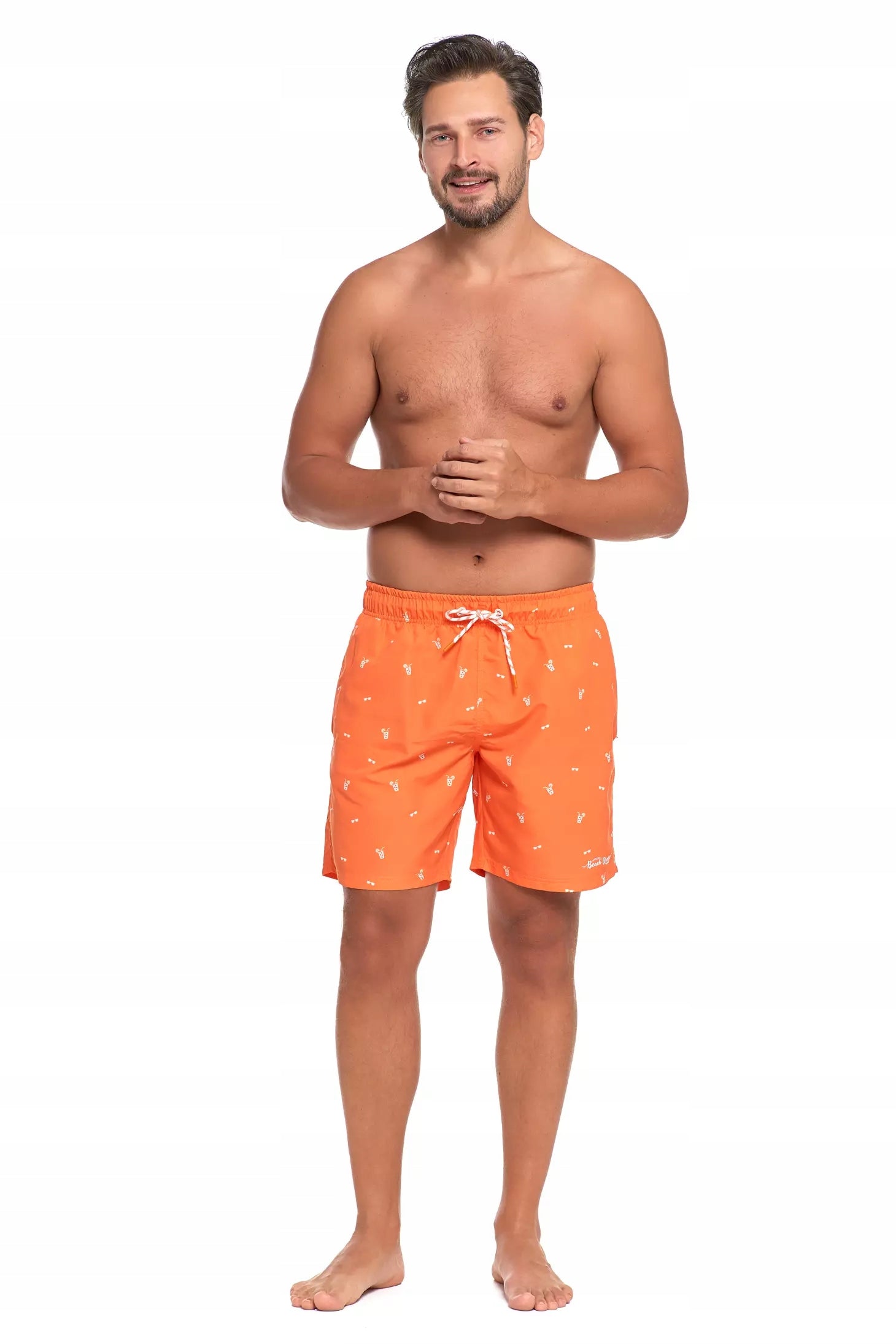 Swimwear Men's Boxer Shorts Swimming Binding MORAJ XL Color orange
