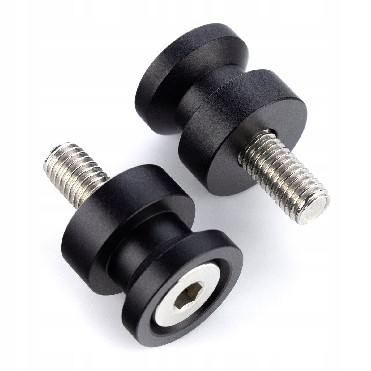 Swing arm screw rollers for motorcycle lift M8 universal Suzuki black Lifting capacity 1 kg