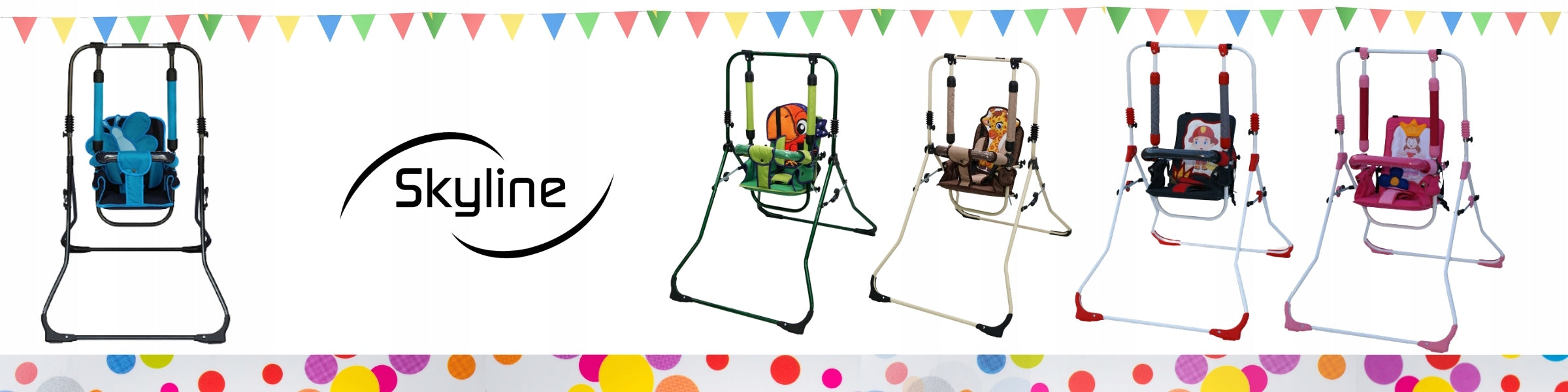 Swing rocker for child freestanding folding 3in1 high chair tray PL Packaging status original