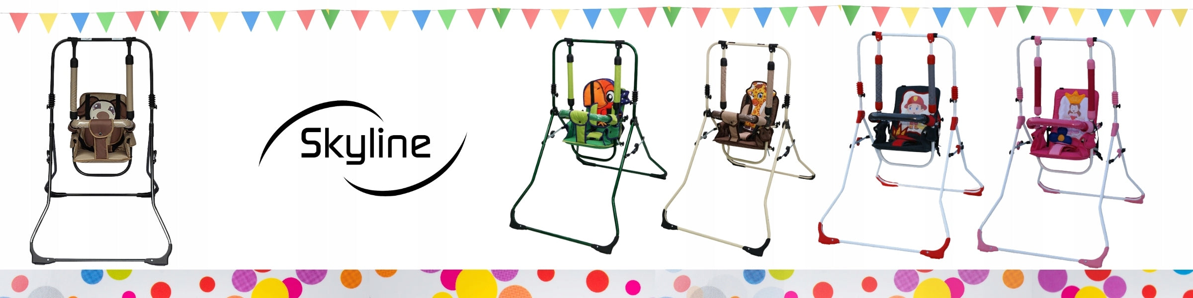 Swing rocker for child freestanding folding tray high chair 3in1 PL Packaging status original