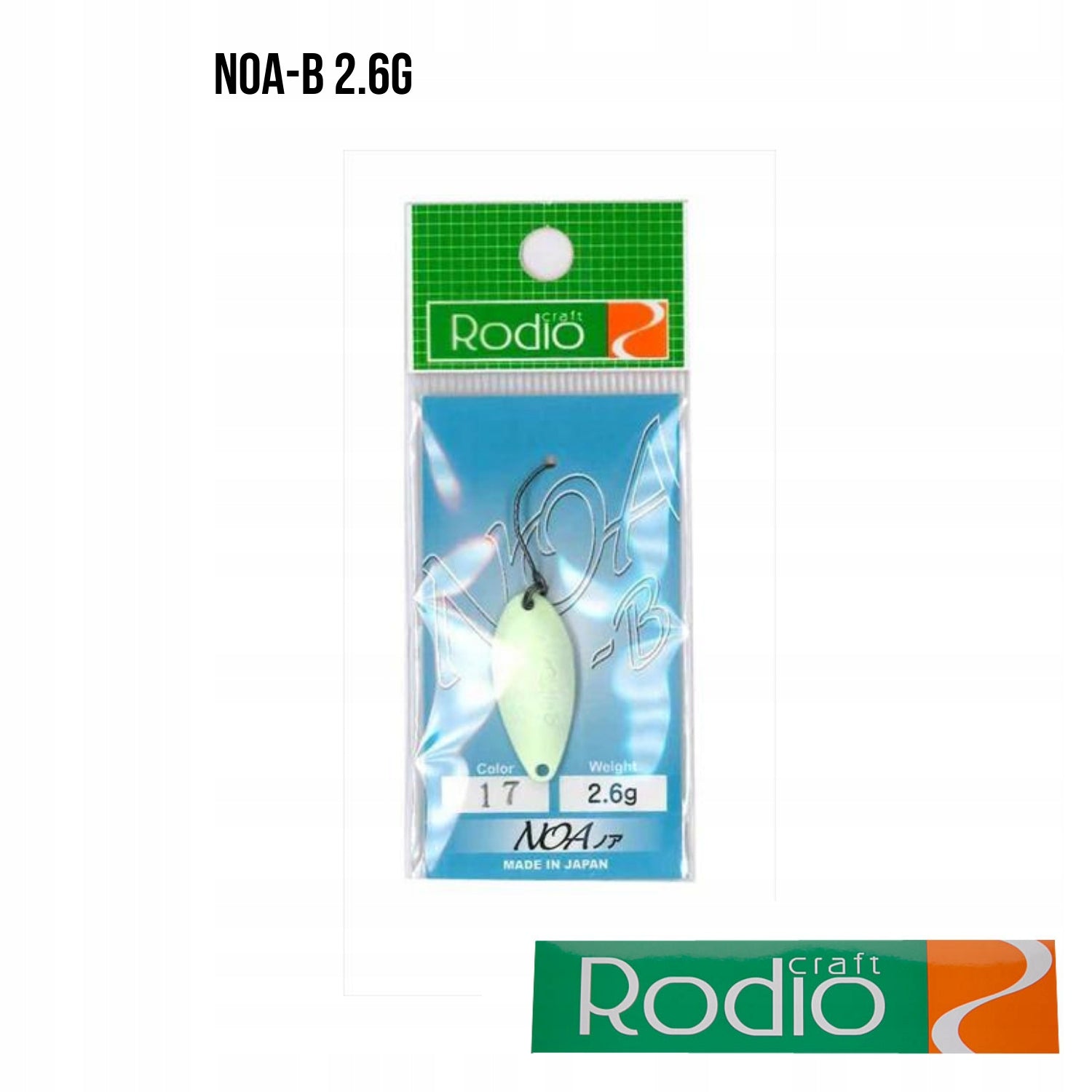 Swing spinner RODIO CRAFT NOA-B #38 (2.6 g) Packaging status original
