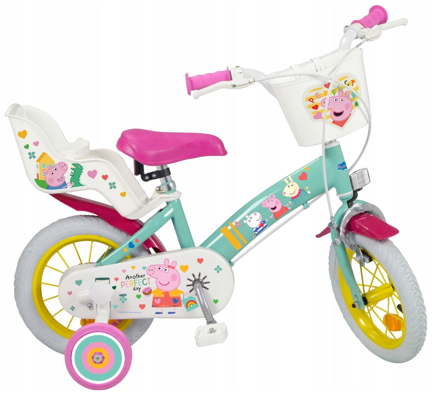 Fahrrad Toimsa Peppa Pig 12", rosa 