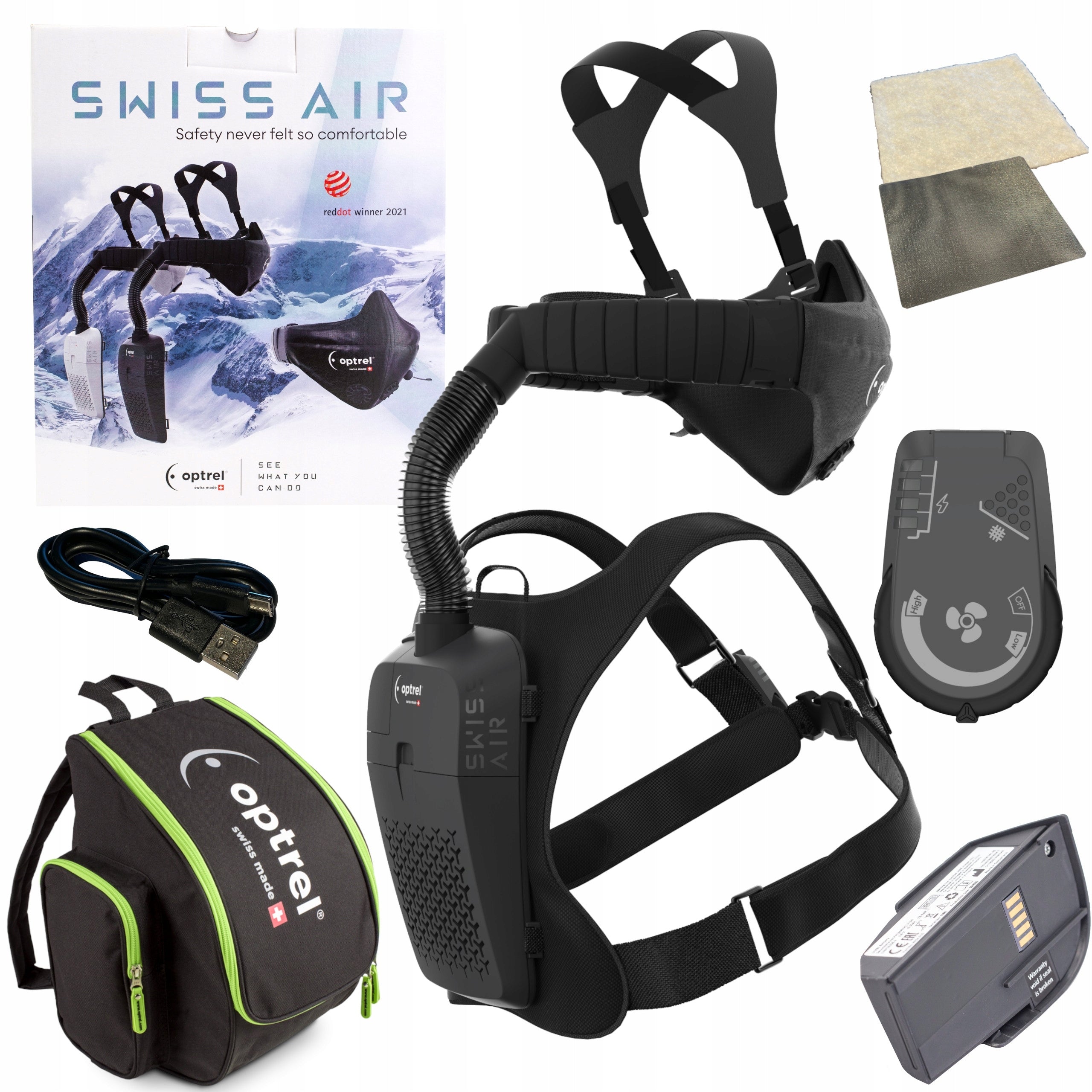 Swiss Air TH3 breathing system Optrel 4700.010