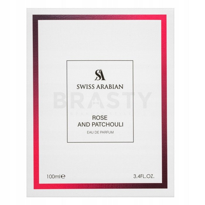 Swiss Arabian Rose and Patchouli EDP 100 ml Brand Swiss Arabian