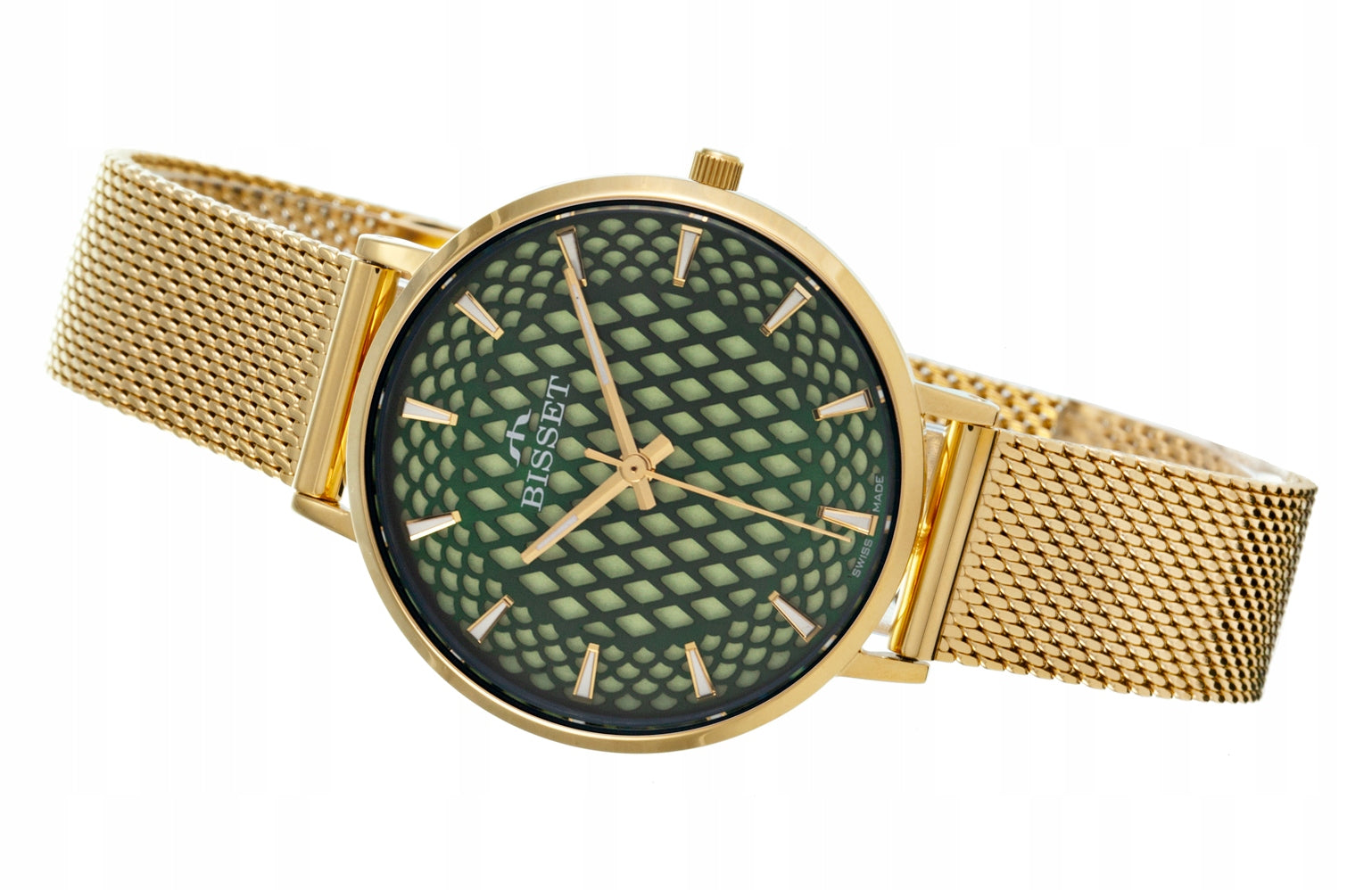 Swiss New Women's Watch Bisset BIS120 on Bracelet Packaging status original