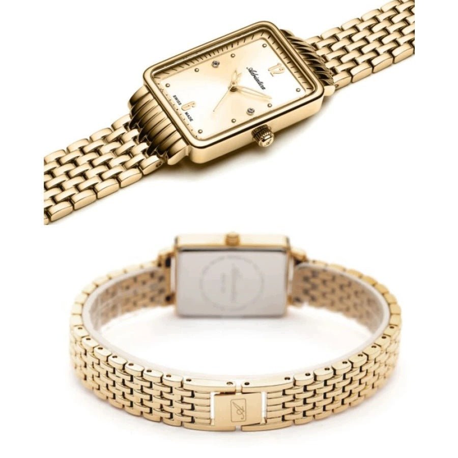 Swiss women's watch Adriatica FENNA gold + ENGRAVING Brand Adriatica