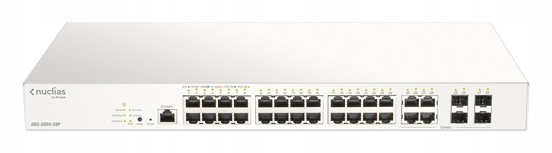 Switch 4x1G 24-port D-Link DBS-2000-28P Manufacturer D-Link
