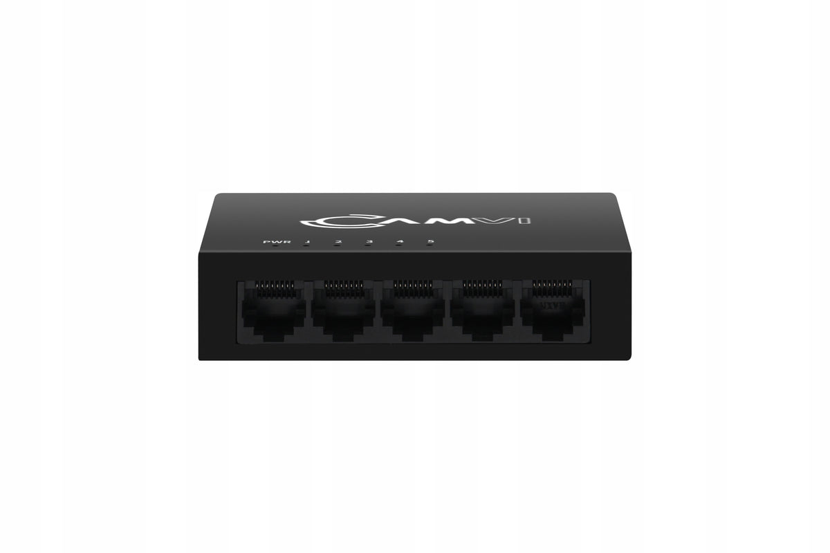 Switch, 5 Port Network Switch, Gigabit ,CAMVI CV-SW05-G, Metal