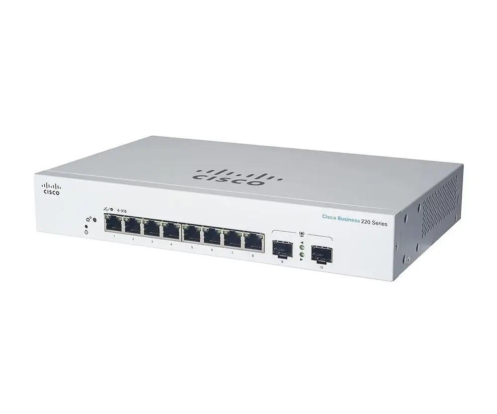 Switch Cisco CBS220-8T-E-2G Řízený L2 Gigabit
