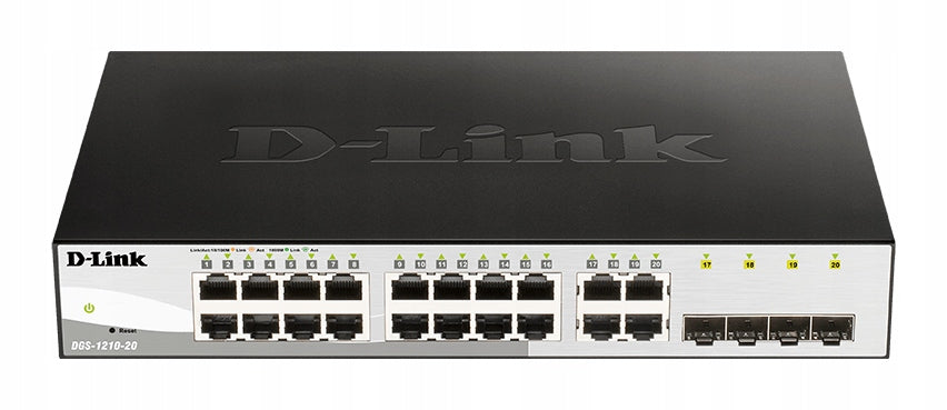 Switch D-Link DGS-1210-52MP 48x Gigabit PoE+ 4x SFP Managed