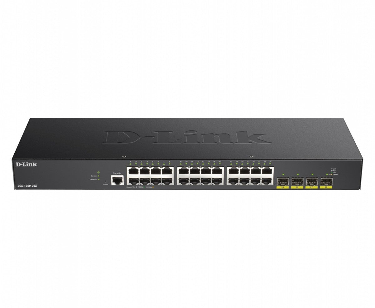 Switch D-Link DGS-1250-28X smart 28 ports