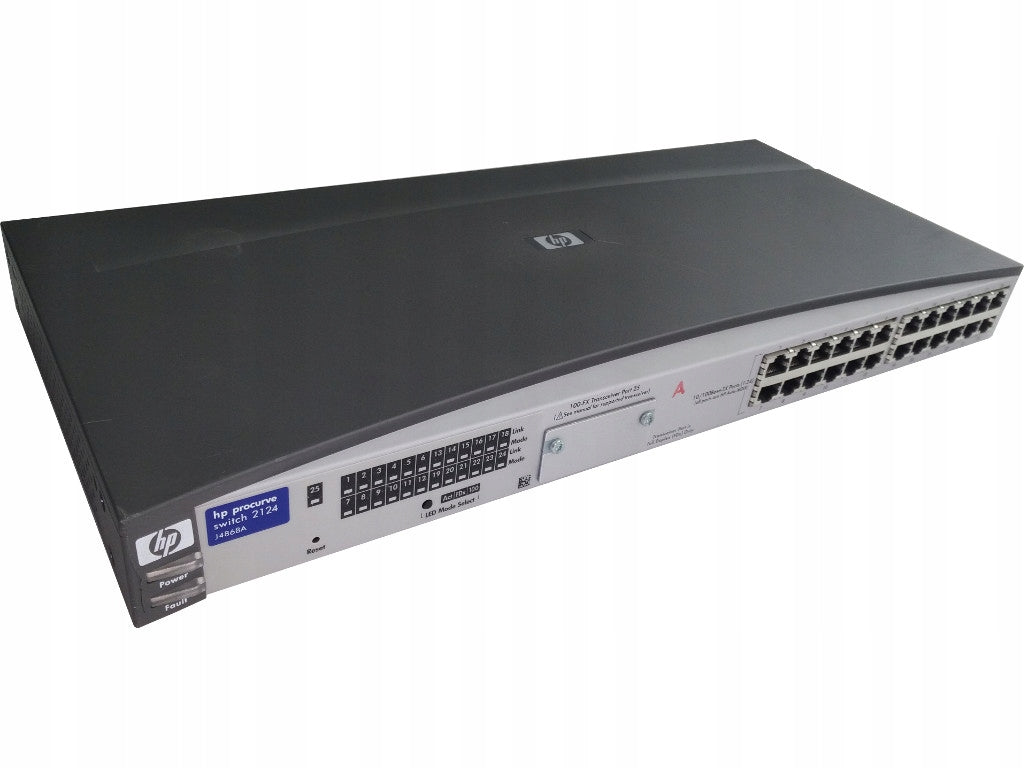 Switch HP Procurve 2124 J4868A 24x 10/100 +HANDLES Manufacturer code J4868A