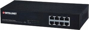 Switch INTELLINET NETWORK SOLUTIONS 8 Port Fast Ethernet PoE+ 560764 (